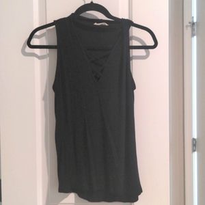 Black sleeveless top from Lush